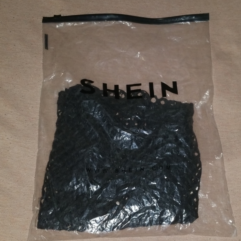 Fishnet Crop Top | Shein - Picture 4 of 5